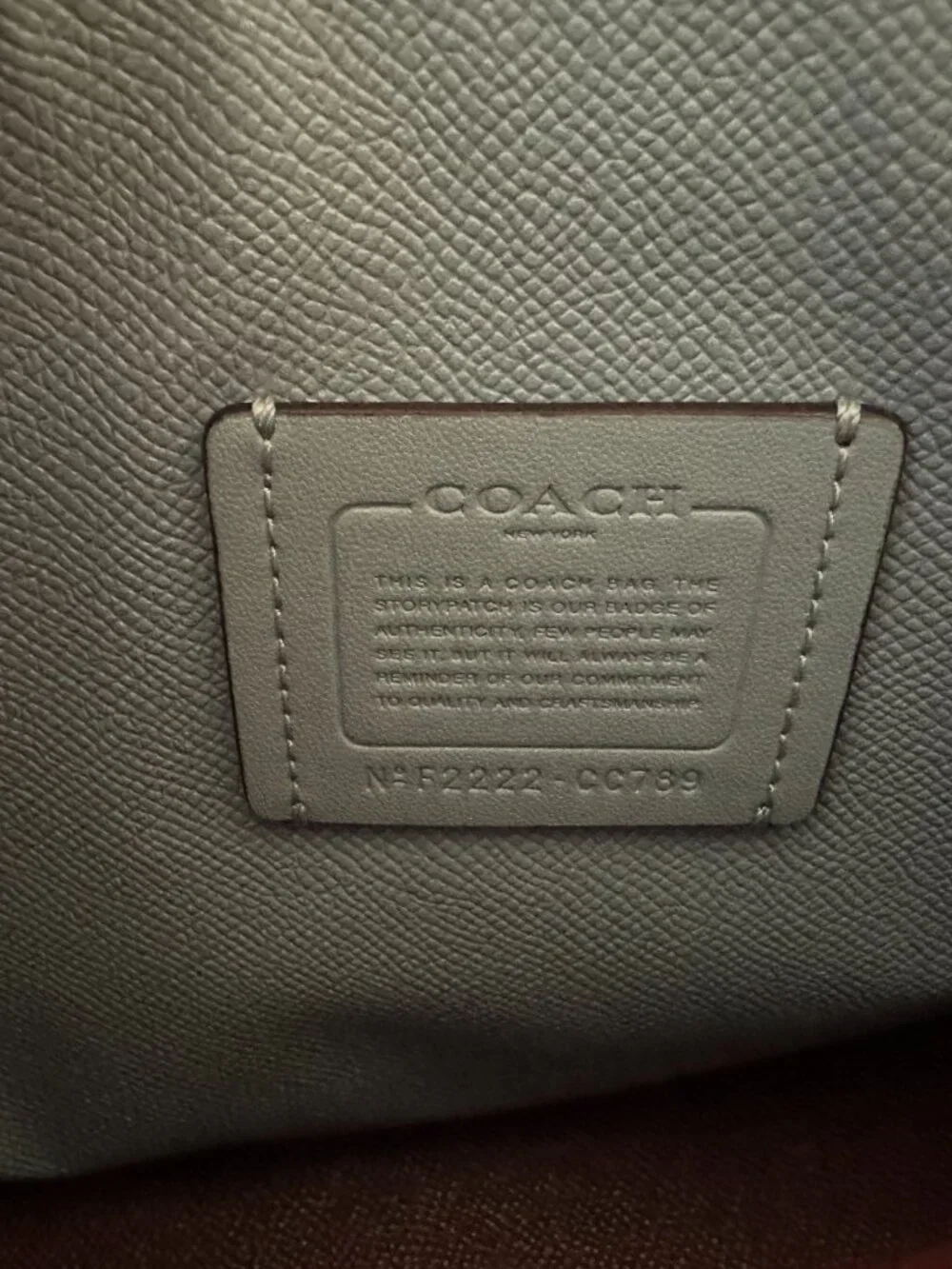 Coach Purse - Red Orange Bag with Shoulder Straps - Picture 4 of 5